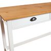 vidaXL Table console Hill avec 2 tiroirs 110x45x74 cm Pin solide