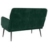 vidaXL Banc Vert fonc&eacute; 108x79x79 cm Velours