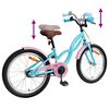 vidaXL V&eacute;lo pour Enfants 18 Pouces pour les 5-7 ans Bleu clair