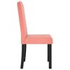 vidaXL Chaises &agrave; manger lot de 4 rose velours