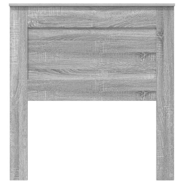 vidaXL T&ecirc;te de lit Gris Sonoma 75 cm Bois d'ing&eacute;nierie