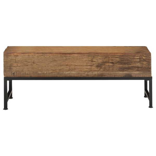 vidaXL Banc 120 cm bois de récupération massif