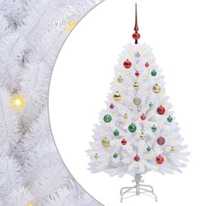 vidaXL Sapin de No&euml;l Artificiel &agrave; Branches Articul&eacute;es Blanc 120 cm