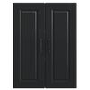 vidaXL Armoire de cuisine Noir 60 x 31 x 80 cm Bois d'ing&eacute;nierie