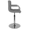 vidaXL Tabouret de bar Gris clair Tissu