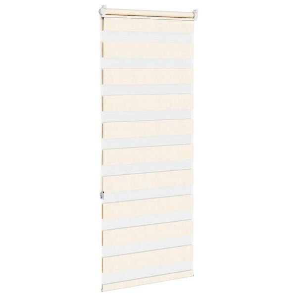 vidaXL Store z&egrave;bre beige marbr&eacute; largeur du tissu 50,9 cm polyester