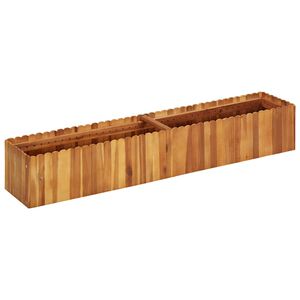 vidaXL Lit sur&eacute;lev&eacute; de jardin 150x30x25 cm Bois massif d'acacia