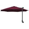 vidaXL Parasol de jardin Bordeaux 248 x 248 x 148 cm