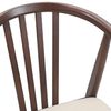 vidaXL Chaise de salle &agrave; manger 2 pcs Marron clair et clair