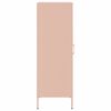 vidaXL Buffet haut rose 36x39x113 cm acier