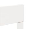 vidaXL Cadre de lit sans matelas blanc 75x190 cm bois de pin massif
