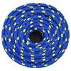 vidaXL Corde de bateau Bleu 12 mm 100 m Polypropylène