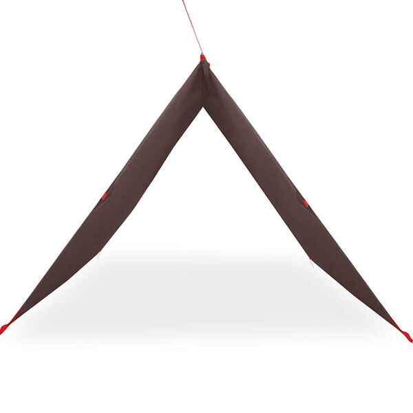 vidaXL Bâche de camping marron 366x306 cm imperméable