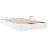 vidaXL Lit de Rangement avec matelas Blanc pur 120 x 190 cm Faux cuir
