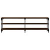 vidaXL Meuble TV chêne marron 160x30x50 cm bois d'ingénierie