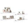 vidaXL &Eacute;tag&egrave;re Murale 4 pcs Marbre blanc 120 x 23,5 x 4 cm