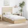 vidaXL Lit de Rangement Ch&ecirc;ne Sonoma 90 x 190 cm Bois d'ing&eacute;nierie