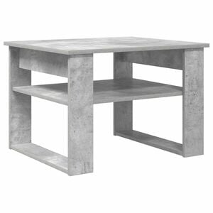 vidaXL Table basse Gris b&eacute;ton 64 x 54 x 44 cm Bois d'ing&eacute;nierie