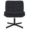 vidaXL Fauteuil relaxant pivotant Noir 63 x 75 x 76 cm Velours