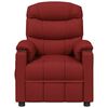 vidaXL Fauteuil inclinable Rouge bordeaux Tissu