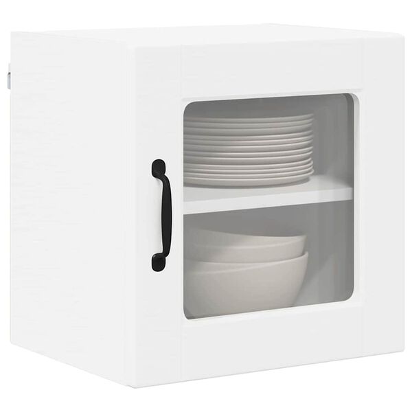 vidaXL Armoire de cuisine avec &eacute;tag&egrave;re 2 pcs Blanc 40 x 31 x 40 cm