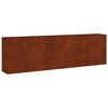 vidaXL Lit sur&eacute;lev&eacute; de jardin 280x40x80 cm acier corten