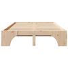 vidaXL Cadre de lit Pin massif 120 x 190 cm Bois massif en pin