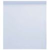 vidaXL Window Film R&eacute;glable Blanc d&eacute;poli 17.7 x 196.9 in PVC