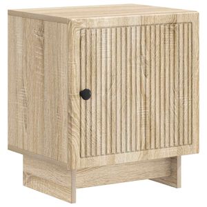 vidaXL Cabinet de chevet Ch&ecirc;ne Sonoma 43 x 34,5 x 50 cm