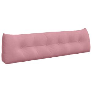 vidaXL Coussin de Dos Rose 180 x 24 x 50 cm Velours