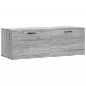 vidaXL Armoire murale sonoma gris 100x36,5x35 cm bois d'ing&eacute;nierie