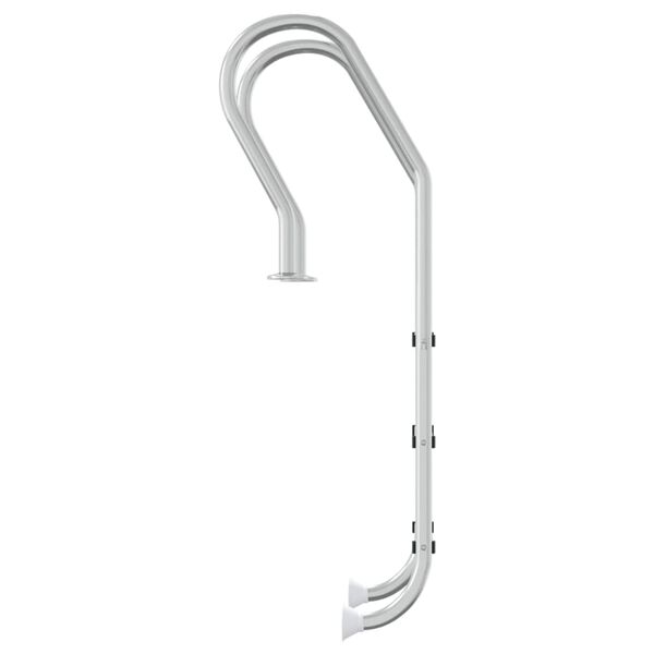 vidaXL Échelle de piscine 54x38x158 cm acier inoxydable 304
