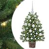 vidaXL Sapin de No&euml;l artificiel avec 150 LED Vert 75 cm PE et PVC