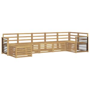 vidaXL Ensemble de canap&eacute;s d'ext&eacute;rieur 7 pcs Blanc