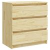vidaXL Table de chevet 60x36x64 cm Bois de pin massif