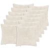 vidaXL Housse de coussin 12 pc HEERLEN Blanc 45 x 45 cm