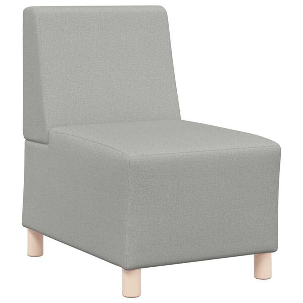 vidaXL Unit&eacute; de Sofa Modulaire Sans Accoudoirs 3 pcs Gris nuage