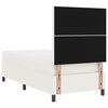 vidaXL Lit à ressorts Crème et Blanc 203 x 80 x 128 cm