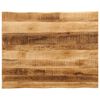 vidaXL Dessus de table bord vivant 110x80x3,8 cm bois de manguier brut