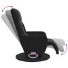 vidaXL Fauteuil de massage inclinable Noir 91 x 71 x 105 cm Velours