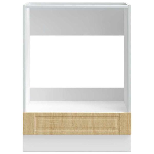 vidaXL Armoire &agrave; four Porto ch&ecirc;ne sonoma bois d'ing&eacute;nierie