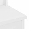 vidaXL Portemanteau SANDNES blanc 87x40x159,5 cm bois massif pin