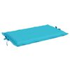 vidaXL Coussin de chaise longue turquoise tissu oxford