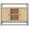 vidaXL Buffet chêne sonoma 100x35x80 cm bois d'ingénierie