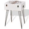 vidaXL Tables de chevet 2 pcs 40x30x57 cm Blanc