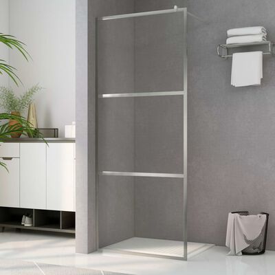 vidaXL Paroi de douche à l'italienne à verre ESG transparent 90x195 cm