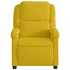 vidaXL Fauteuil inclinable électrique jaune velours