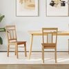 vidaXL Chaise de salle à manger 2 pcs Naturel