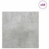 vidaXL Panneaux décoratifs 50 pcs Gris béton 30 x 30 x 0,27 cm