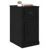 vidaXL Meuble d'appoint Ch&ecirc;ne noir 40 x 50 x 75 cm Bois d'ing&eacute;nierie